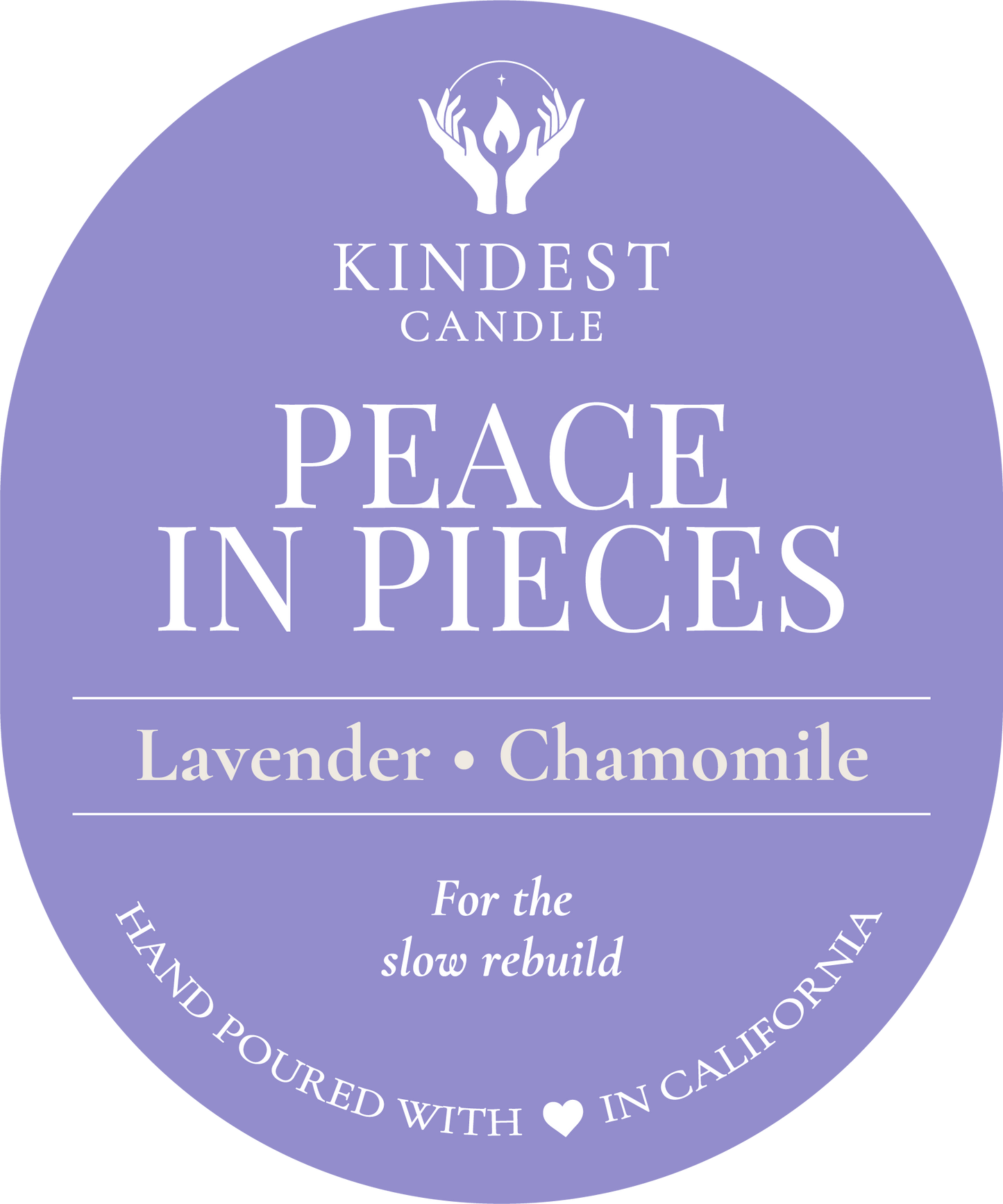 Peace in Pieces Candle